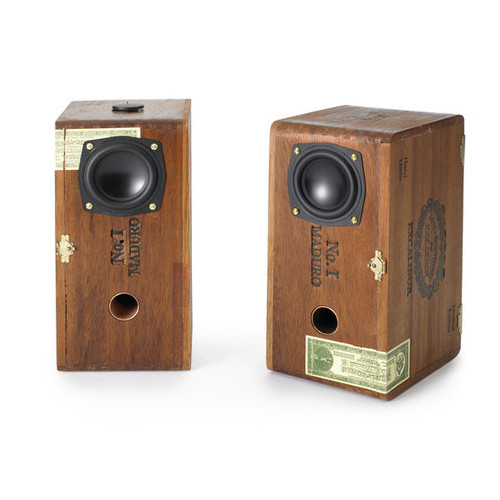 Sweet Cigar Box Speakers | Owen & Fred